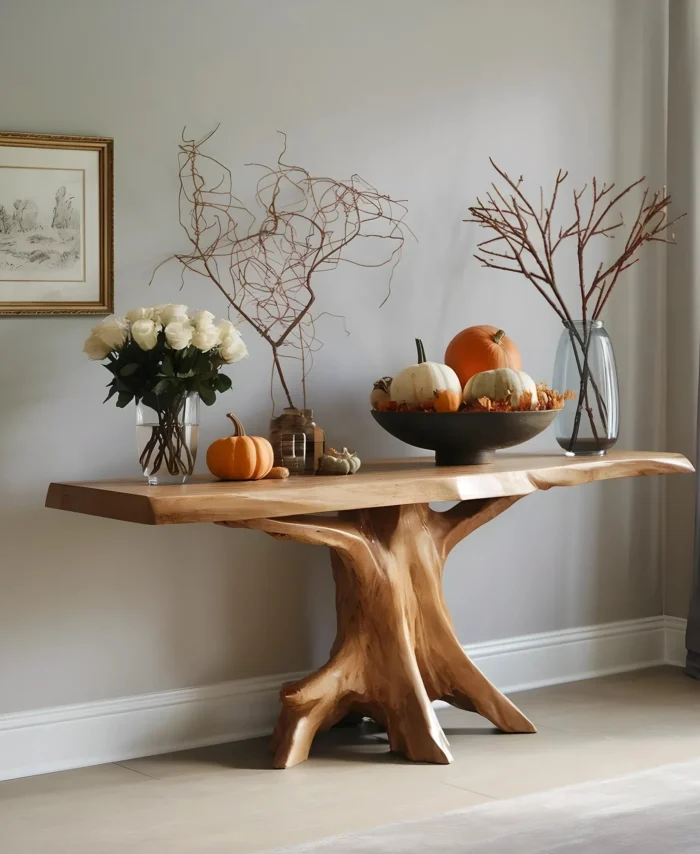 Artisan Entry Hall Table Space Saving Organizer